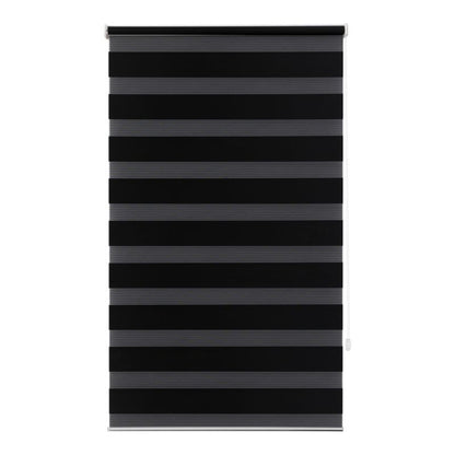 GoodHome Elin dag-nat rullegardin 87,3 x 160 cm mat-sort