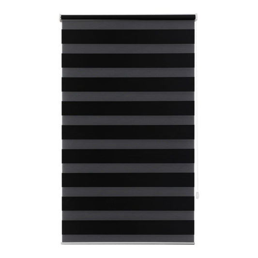 GoodHome Elin dag-nat rullegardin 87,3 x 160 cm mat-sort