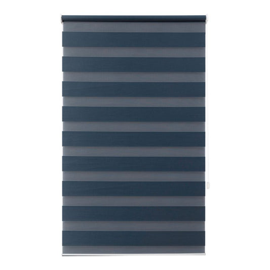 GoodHome Elin dag-nat rullegardin 87,3 x 160 cm i navyblå