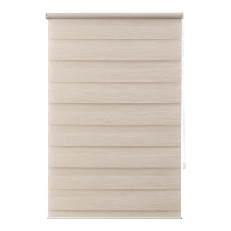 GoodHome Elin dag-nat rullegardin 87,3 x 160 cm lys beige