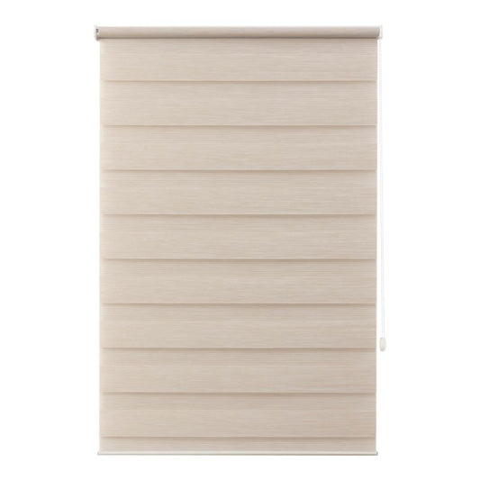 GoodHome Elin dag-nat rullegardin 87,3 x 160 cm lys beige
