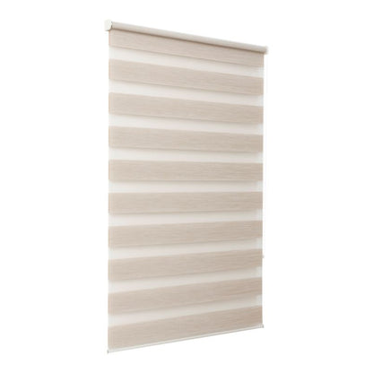 GoodHome Elin dag-nat rullegardin 87,3 x 160 cm lys beige
