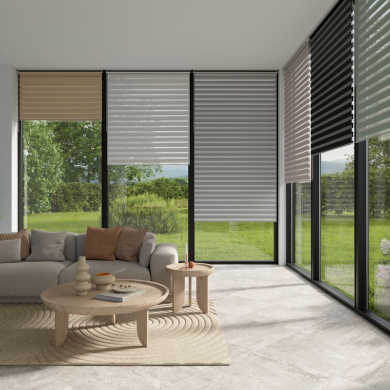 GoodHome Elin dag-nat rullegardin 97,3 x 160 cm hvid