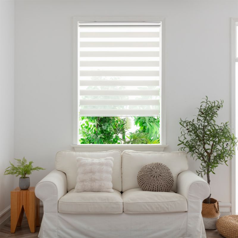 GoodHome Elin dag-nat rullegardin 97,3 x 160 cm hvid