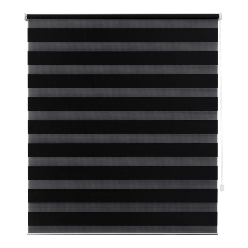 GoodHome Elin dag-nat rullegardin 97,3 x 160 cm sort