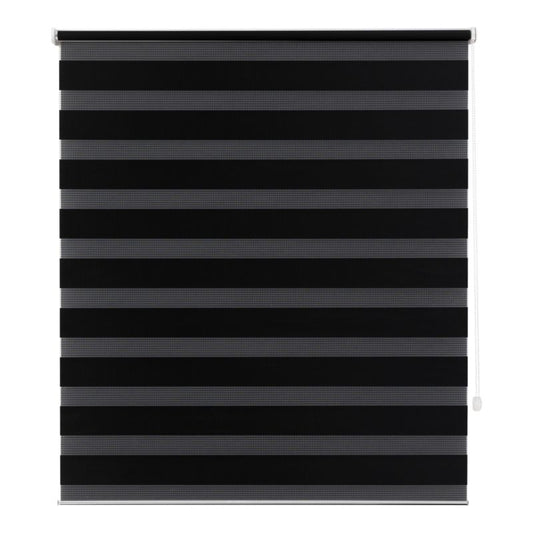 GoodHome Elin dag-nat rullegardin 97,3 x 160 cm sort