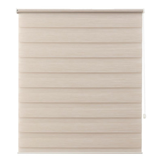 GoodHome Elin dag-nat rullegardin 97,3 x 240 cm i lys beige
