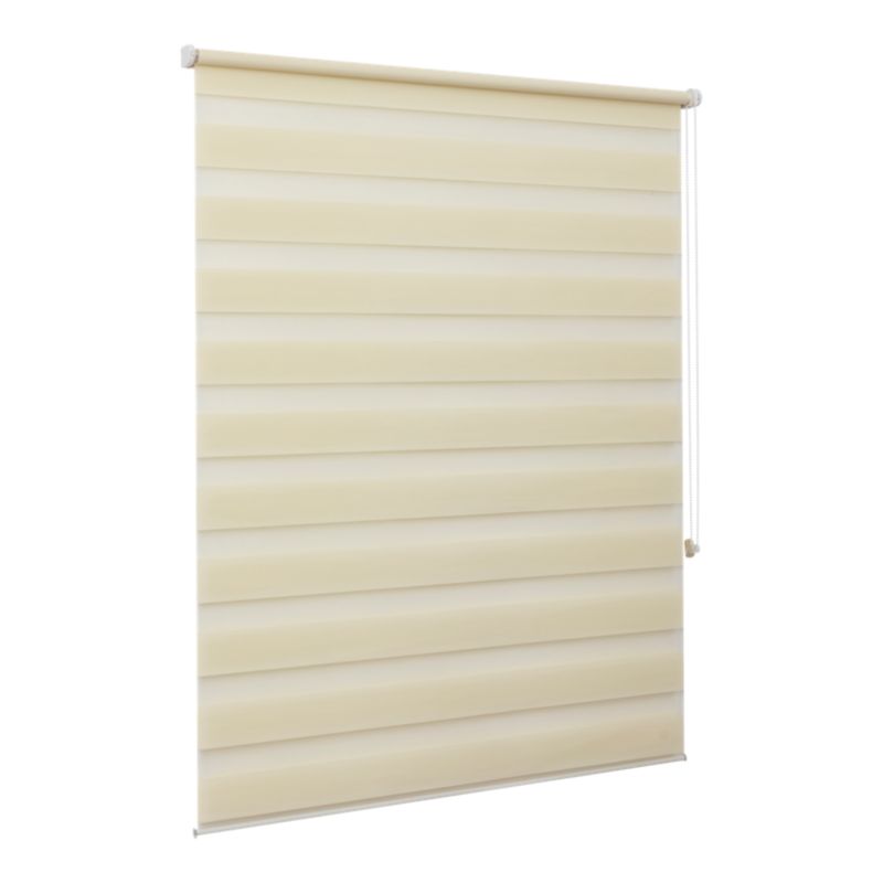 Dag- og nat rullegardin OPP 136,6 x 160 cm i creme