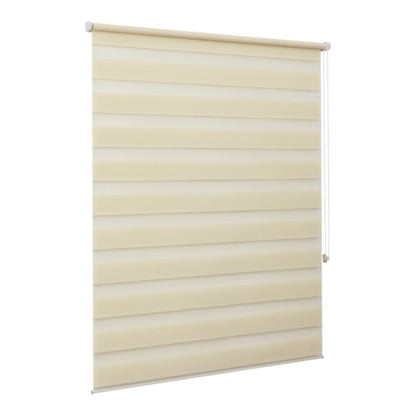 Dag- og nat rullegardin OPP 136,6 x 160 cm i creme