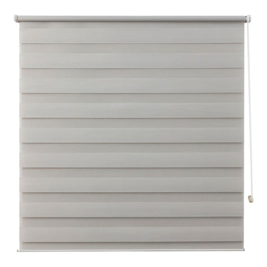 Dag- og nat rullegardin OPP 136,7 x 160 cm lys grå