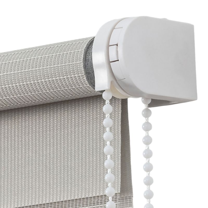 Dag- og nat rullegardin OPP 136,7 x 160 cm lys grå