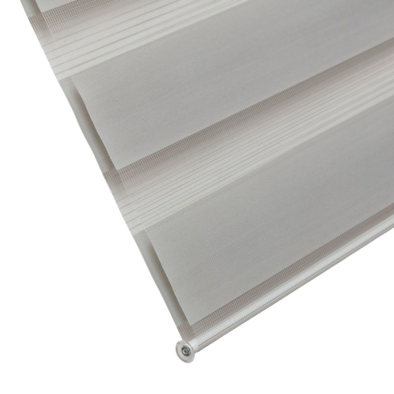 Dags- og natrullegardin OPP 36,7 x 140 cm lys grå