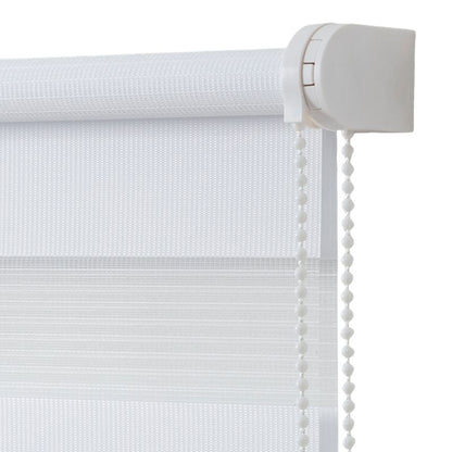 Dag- og natrullegardin OPP 41,7 x 140 cm hvid