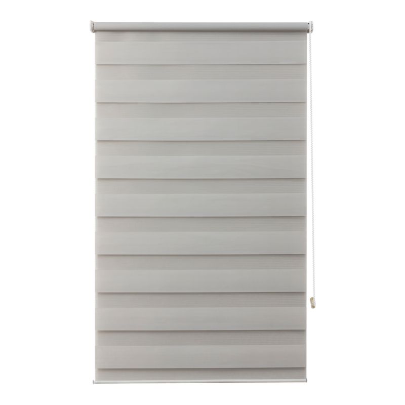 Dag- og nat-rullegardin OPP 71,7 x 240 cm lys grå