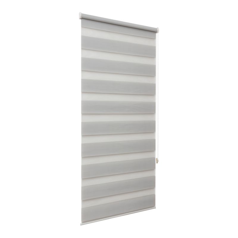 Dag- og nat-rullegardin OPP 71,7 x 240 cm lys grå