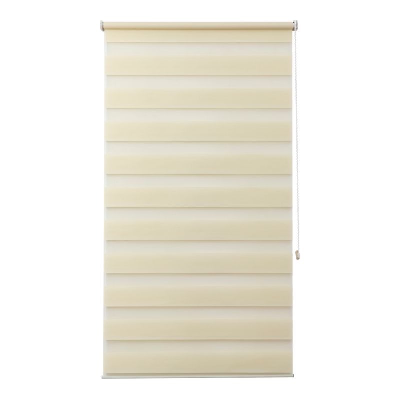 Dags- og nat rullegardin OPP 71,7 x 240 cm i creme