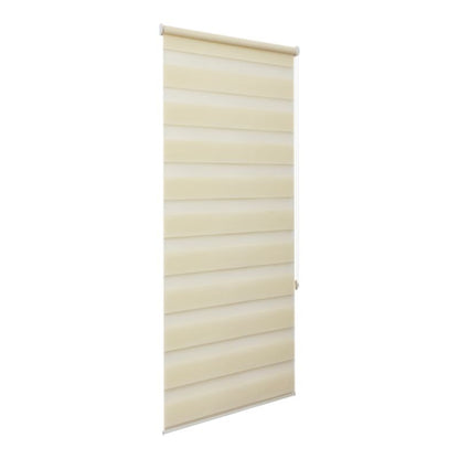 Dags- og nat rullegardin OPP 71,7 x 240 cm i creme