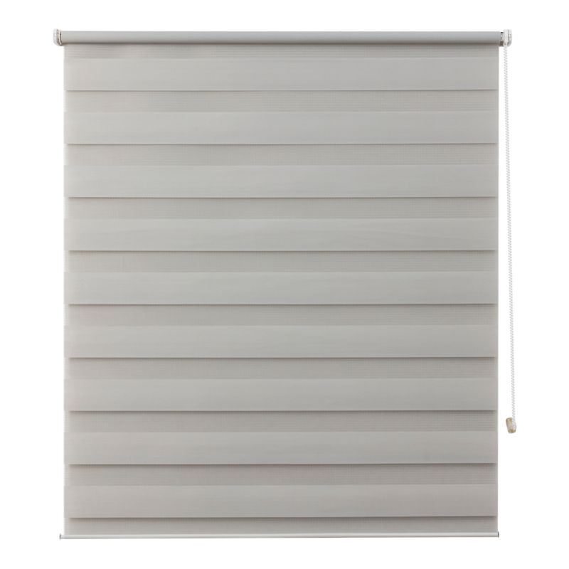 Dag- og nat-rullegardin OPP 96,7 x 160 cm lys grå