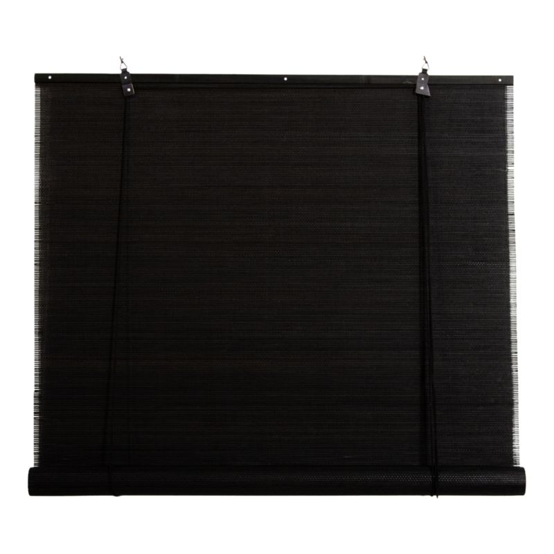 GoodHome Akapa bambus rullegardin 180 x 180 cm mat-sort