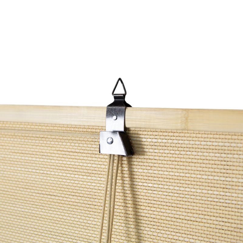 GoodHome Akapa bambus rullegardin 180 x 180 cm lys beige