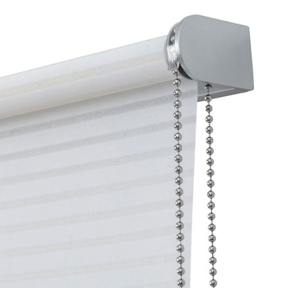 GoodHome Asthall rullegardin 52,3 x 160 cm hvide striber
