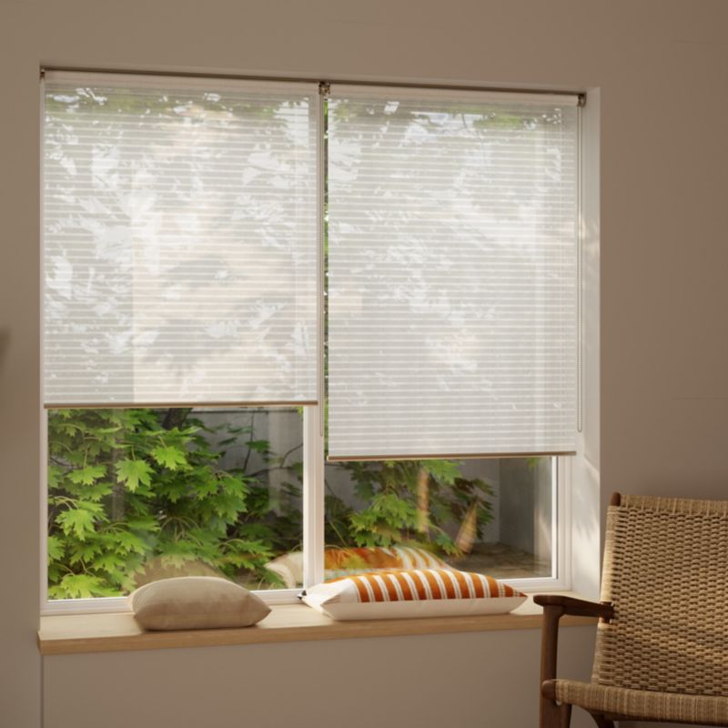 GoodHome Asthall rullegardin 72,3 x 240 cm hvid