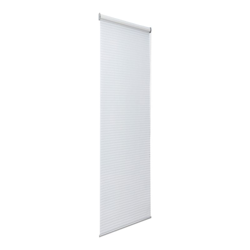 GoodHome Asthall stribet rullegardin 37,3 x 160 cm hvid