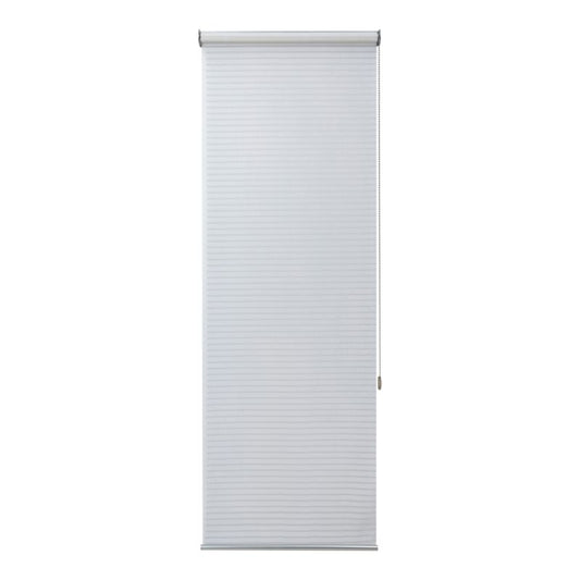 GoodHome Asthall rullegardin med striber 42,3 x 160 cm hvid