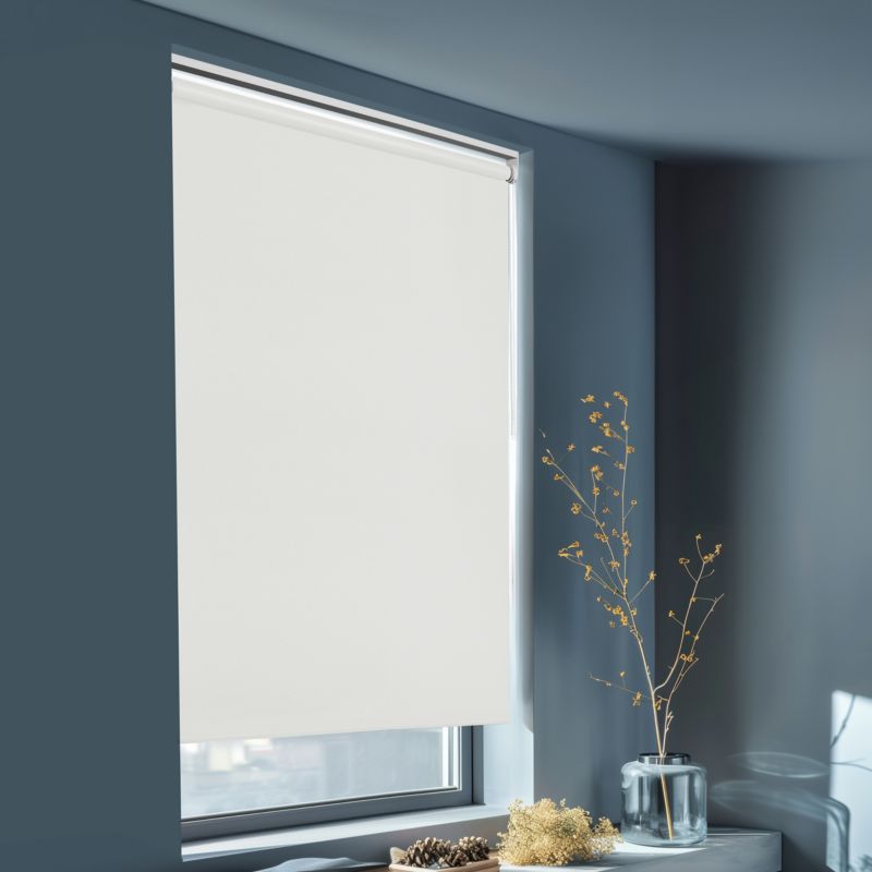 GoodHome Boreas rullegardin 137 x 160 cm hvid