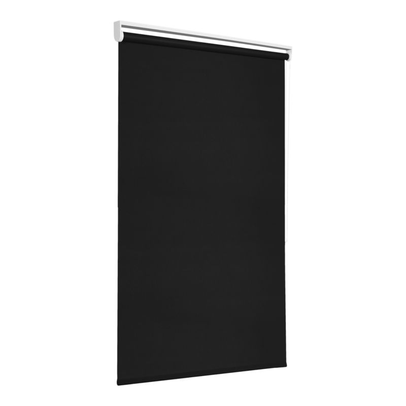 GoodHome Boreas mørklægningsrulle 137 x 160 cm sort