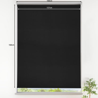 GoodHome Boreas mørklægningsrullegardin 157 x 160 cm grå
