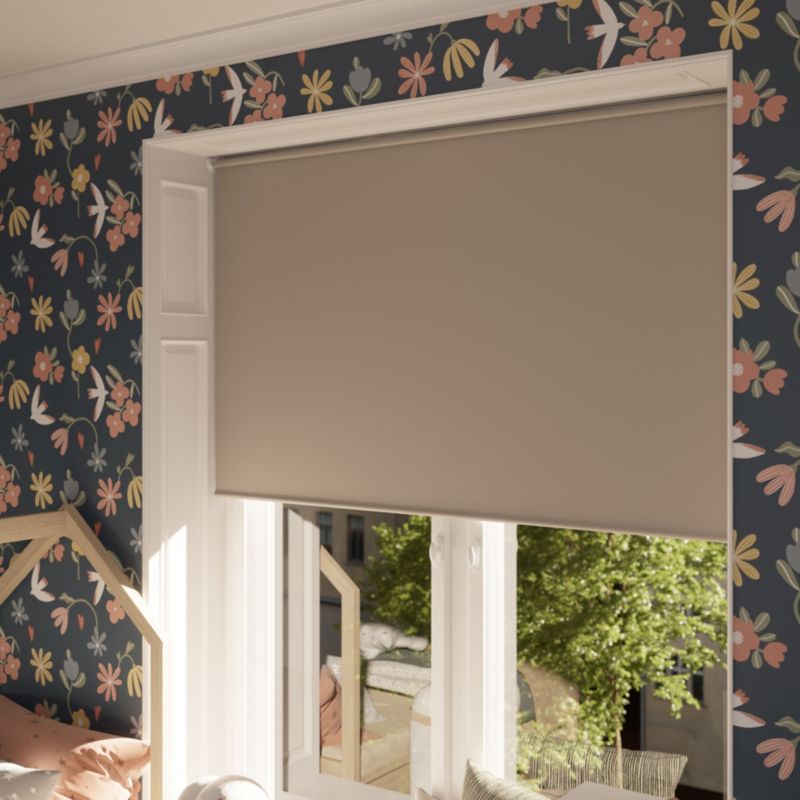 GoodHome Boreas rullegardin 157 x 160 cm i perlegrå