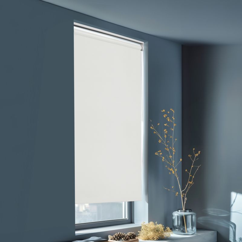 GoodHome Boreas mørklægningsrulle 37 x 160 cm hvid