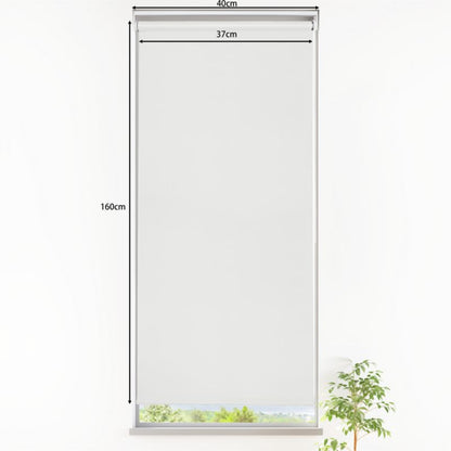 GoodHome Boreas mørklægningsrulle 37 x 160 cm hvid