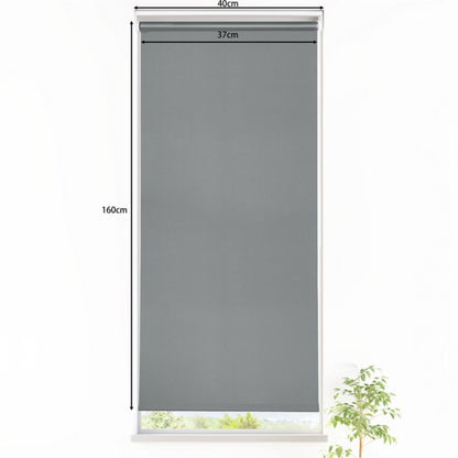 GoodHome Boreas rullegardin 37 x 160 cm grå