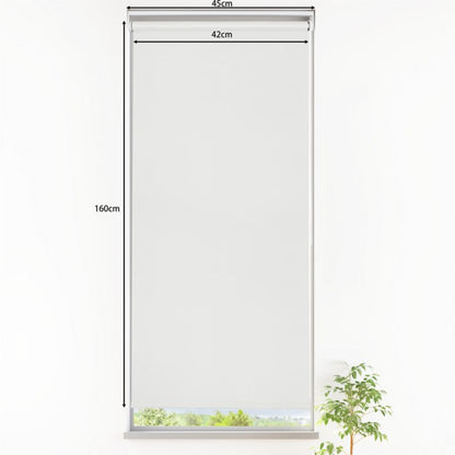 GoodHome Boreas mørklægningsrullegardin 42 x 160 cm hvid