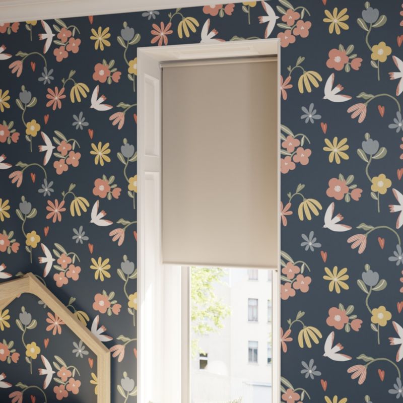 GoodHome Boreas mørklægningsrullegardin 57 x 160 cm i perlegrå