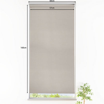 GoodHome Boreas mørklægningsrullegardin 57 x 160 cm i perlegrå