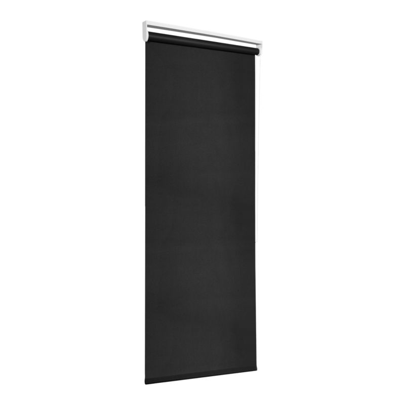GoodHome Boreas mørklægningsrullegardin 72 x 240 cm sort