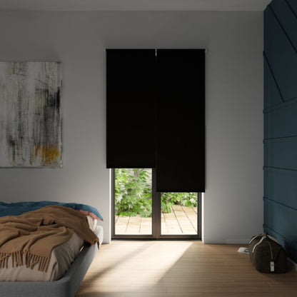 GoodHome Boreas mørklægningsrullegardin 72 x 240 cm sort