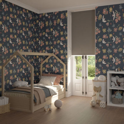GoodHome Boreas mørklægningsrullegardin 72 x 240 cm grå