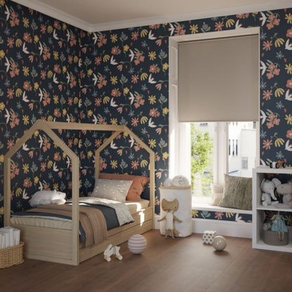 GoodHome Boreas rullegardin 87 x 160 cm i perlegrå