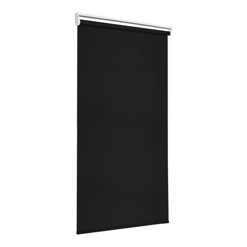 GoodHome Boreas mørklægningsrullegardin 87 x 160 cm sort