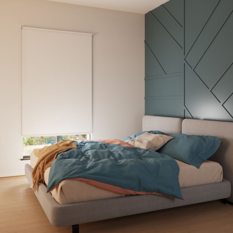 GoodHome Boreas rullegardin 97 x 160 cm hvid