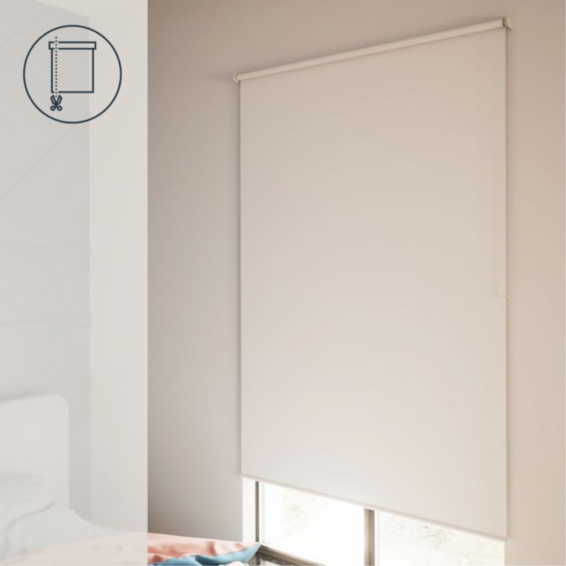 GoodHome Boreas rullegardin 97 x 160 cm hvid