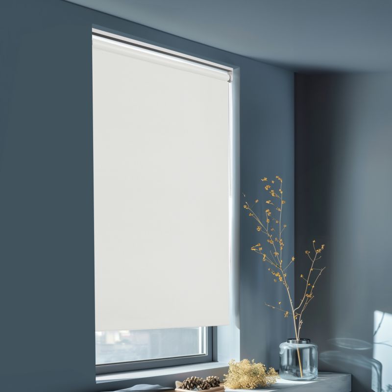 GoodHome Boreas rullegardin 97 x 160 cm hvid