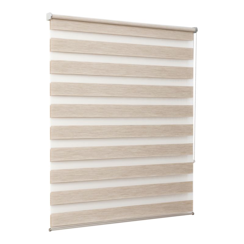 GoodHome Brize rullegardin 137,3 x 160 cm i lys beige