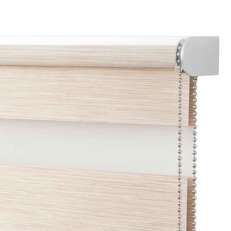 GoodHome Brize rullegardin 137,3 x 160 cm i lys beige