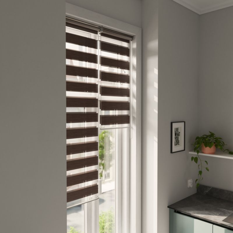 GoodHome Brize rullegardin 42,3 x 160 cm i brun