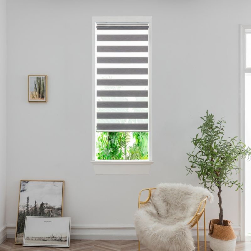 GoodHome Brize rullegardin 57,3 x 160 cm grå